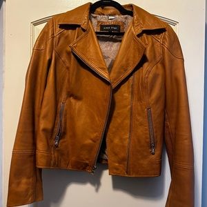 Genuine leather jacket, size L